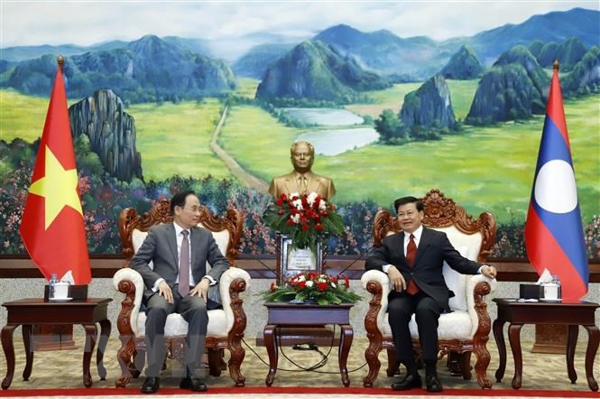 Thúc đẩy hợp tác giữa hai Ban Đối ngoại Trung ương Việt Nam và Lào | Chính trị | Vietnam+ (VietnamPlus)