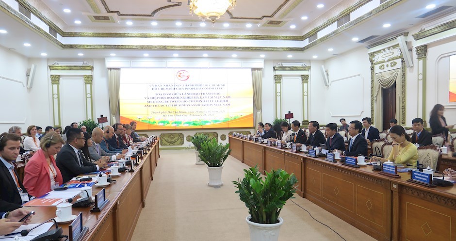 lãnh đạo Thành phố Hồ Chí Minh đã có buổi tọa đàm với Hiệp hội Doanh nghiệp Hà Lan tại Việt Nam