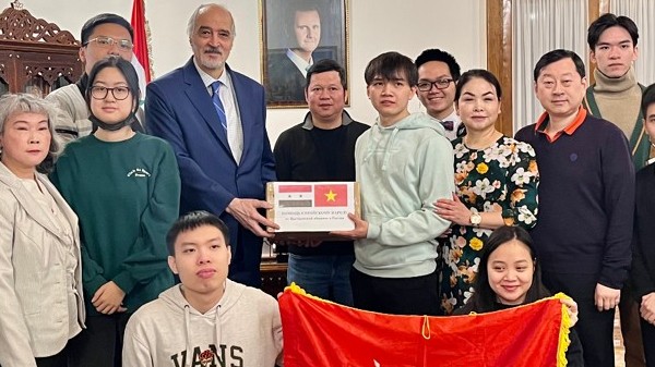 Sinh viên Việt Nam tại Nga chung tay hỗ trợ các nạn nhân động đất ở Syria