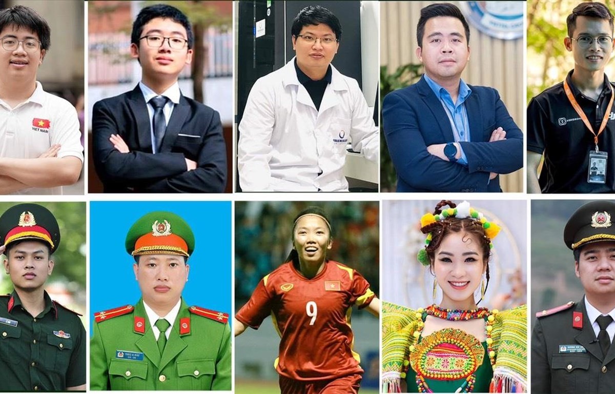 Chính thức công bố 10 gương mặt trẻ Việt Nam tiêu biểu năm 2022  | Xã hội | Vietnam+ (VietnamPlus)