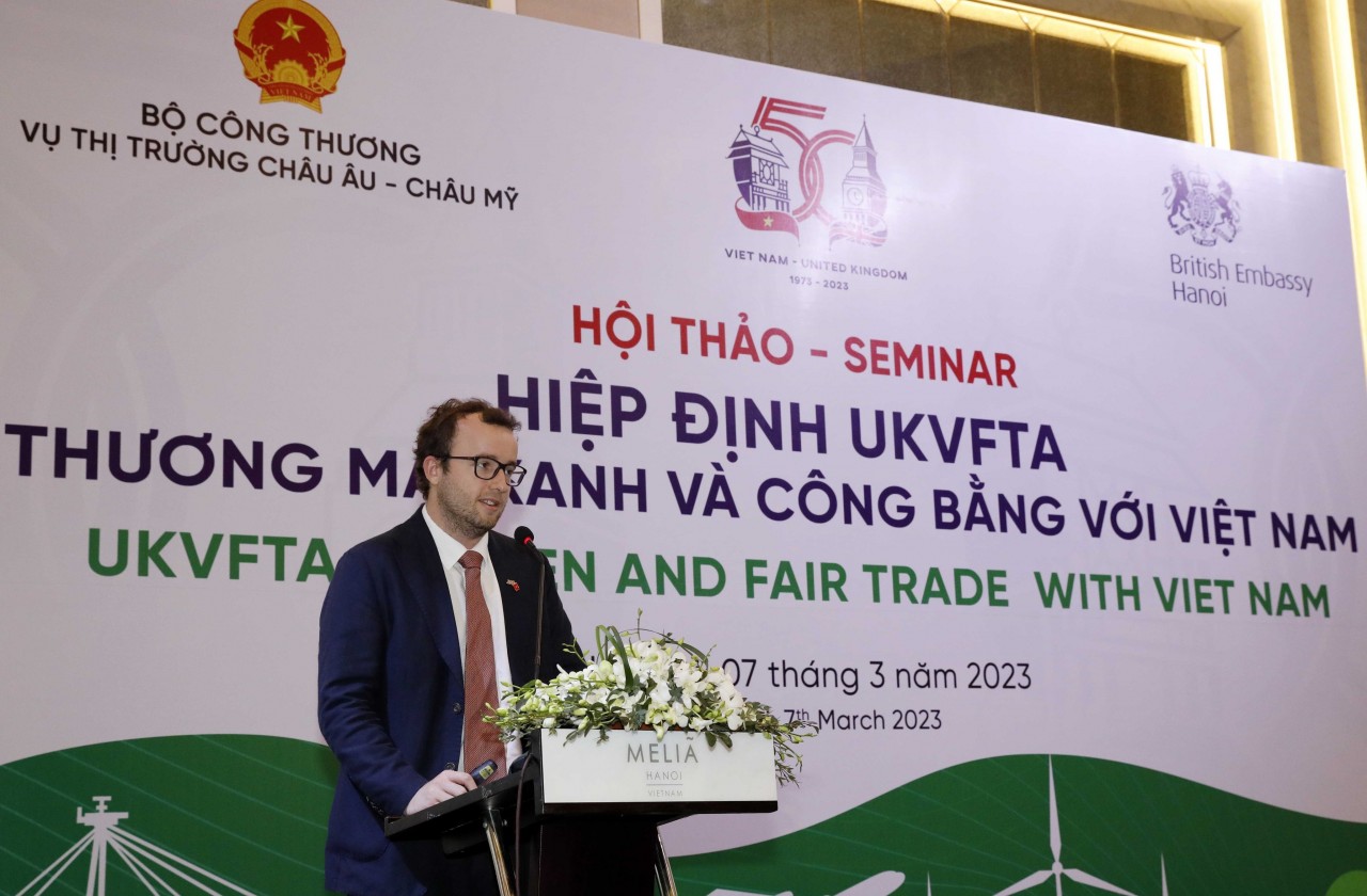Tận dụng UKVFTA để thúc đẩy thương mại xanh và công bằng giữa Việt Nam - Anh