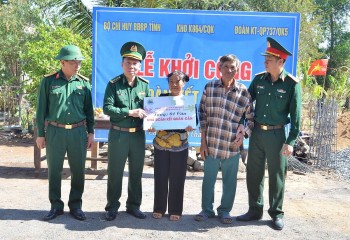 Khởi công công trình “Nhà Đoàn kết quân dân” tại xã biên giới huyện Ea Súp (Đắk Lắk)