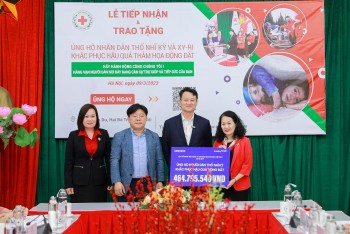 Hội Chữ thập đỏ Việt Nam trao tặng 200.000 USD hỗ trợ người dân Thổ Nhĩ Kỳ và Syria