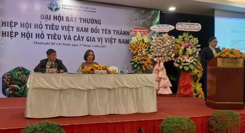 Đổi tên VPA thành Hiệp hội Hồ tiêu và Cây gia vị Việt Nam