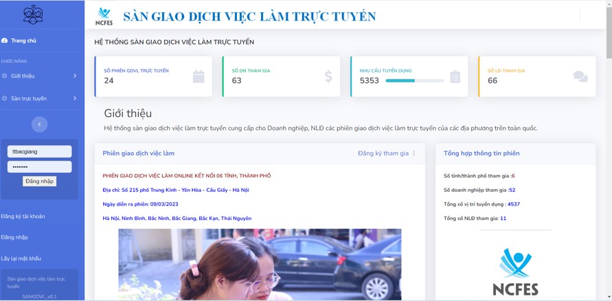 Lần đầu tiên Việt Nam có một sàn giao dịch việc làm trực tuyến kết nối 63 địa phương