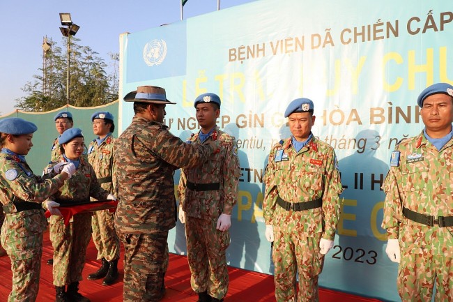 Việt Nam có trên 800 lượt sĩ quan, quân nhân tham gia gìn giữ hòa bình Liên hợp quốc trong 10 năm