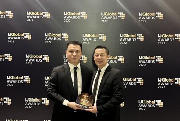 evnfinance nhan giai thuong ijglobal awards 2022 cho giao dich trai phieu xanh