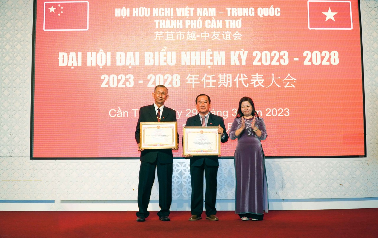 Ông Ngô Quốc Tuấn tái đắc cử Chủ tịch Hội hữu nghị Việt Nam - Trung Quốc TP Cần Thơ nhiệm kỳ 2023 - 2028