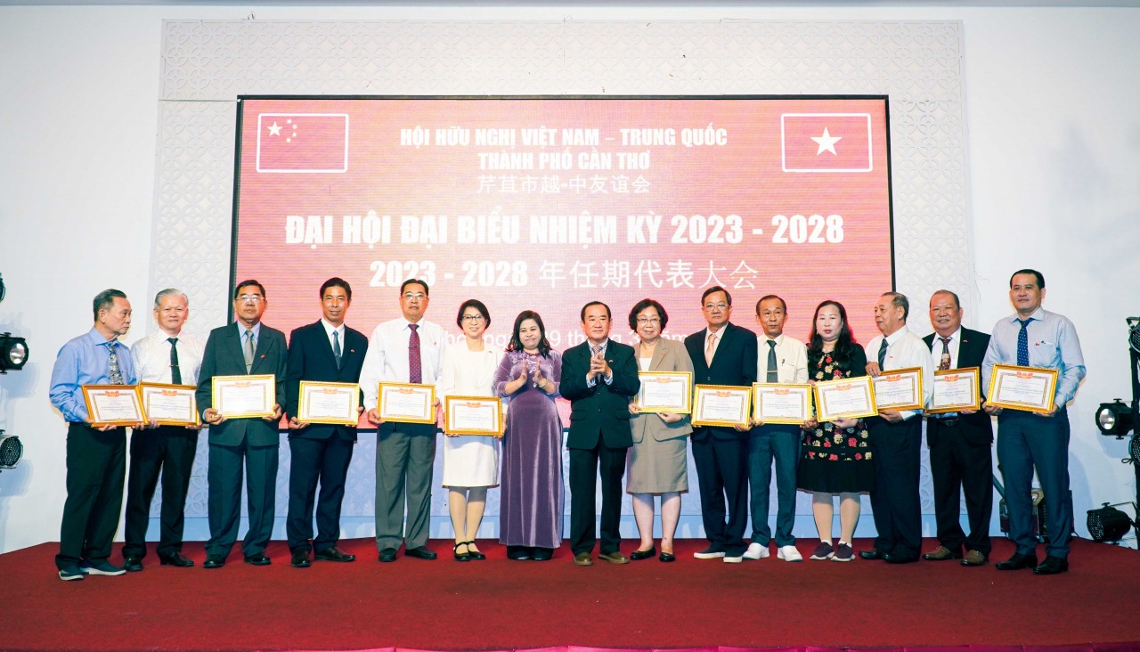 Ông Ngô Quốc Tuấn tái đắc cử Chủ tịch Hội hữu nghị Việt Nam - Trung Quốc TP Cần Thơ nhiệm kỳ 2023 - 2028