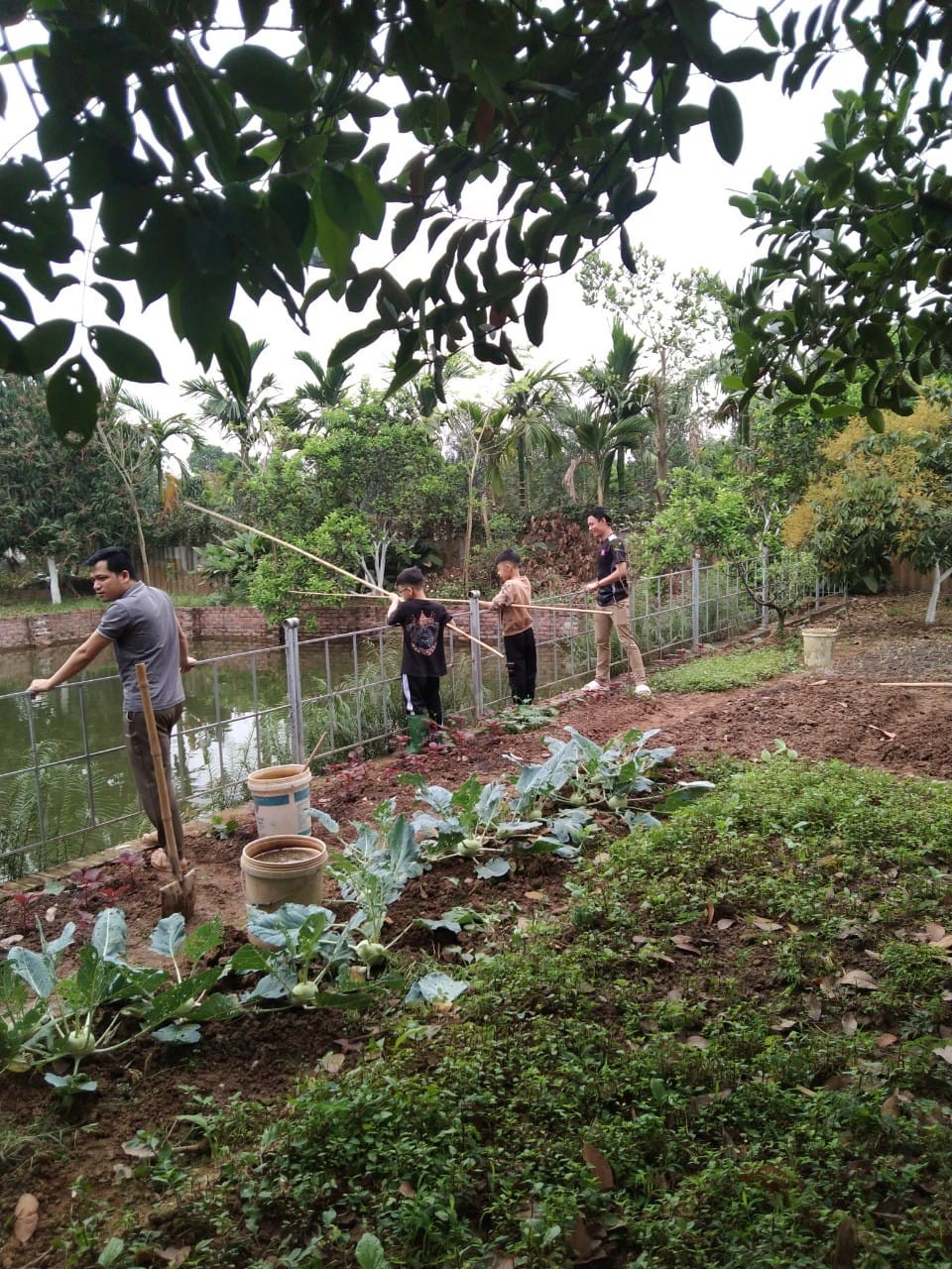 Lưu học sinh Lào học làm nông, hướng dẫn bố mẹ Việt múa lăm vông