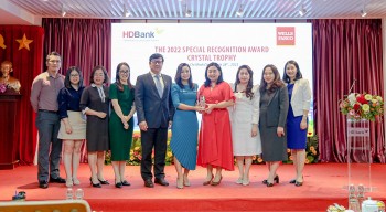 HDBank tiếp tục nhận giải thưởng chất lượng thanh toán quốc tế xuất sắc
