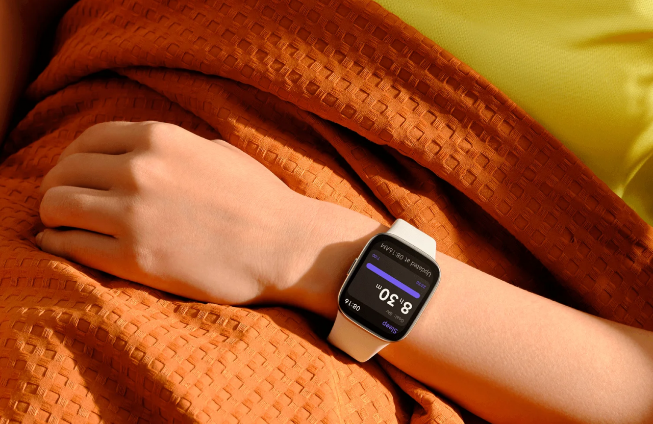  Redmi Watch 3 sở hữu màn hình AMOLED 1,75 inch, chống nước.
