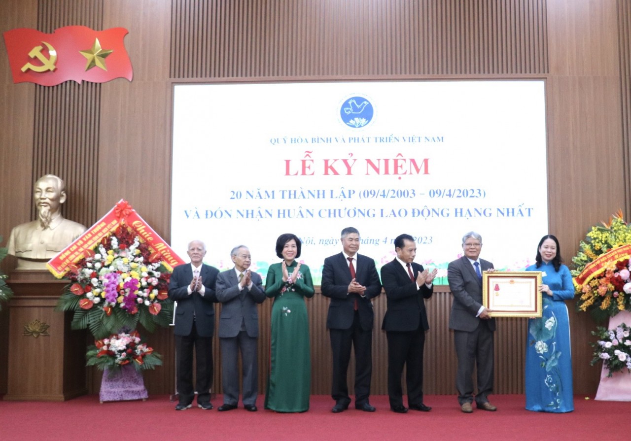 Vinh danh đóng góp của Quỹ hòa bình và Phát triển Việt Nam cho sự nghiệp gìn giữ hòa bình