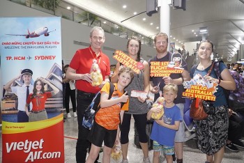 Vietjet khai trương đường bay thẳng đầu tiên đến Melbourne, Sydney và Brisbane