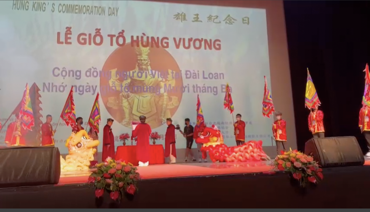 cong dong nguoi viet tai dai loan trung quoc lan dau tien to chuc le gio to hung vuong