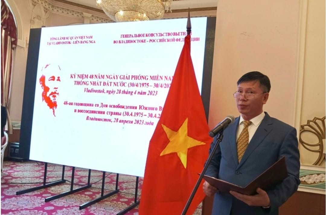 Cộng đồng người Việt vùng Primoryen (Nga) kỉ niệm 48 năm Ngày Giải phóng miền Nam