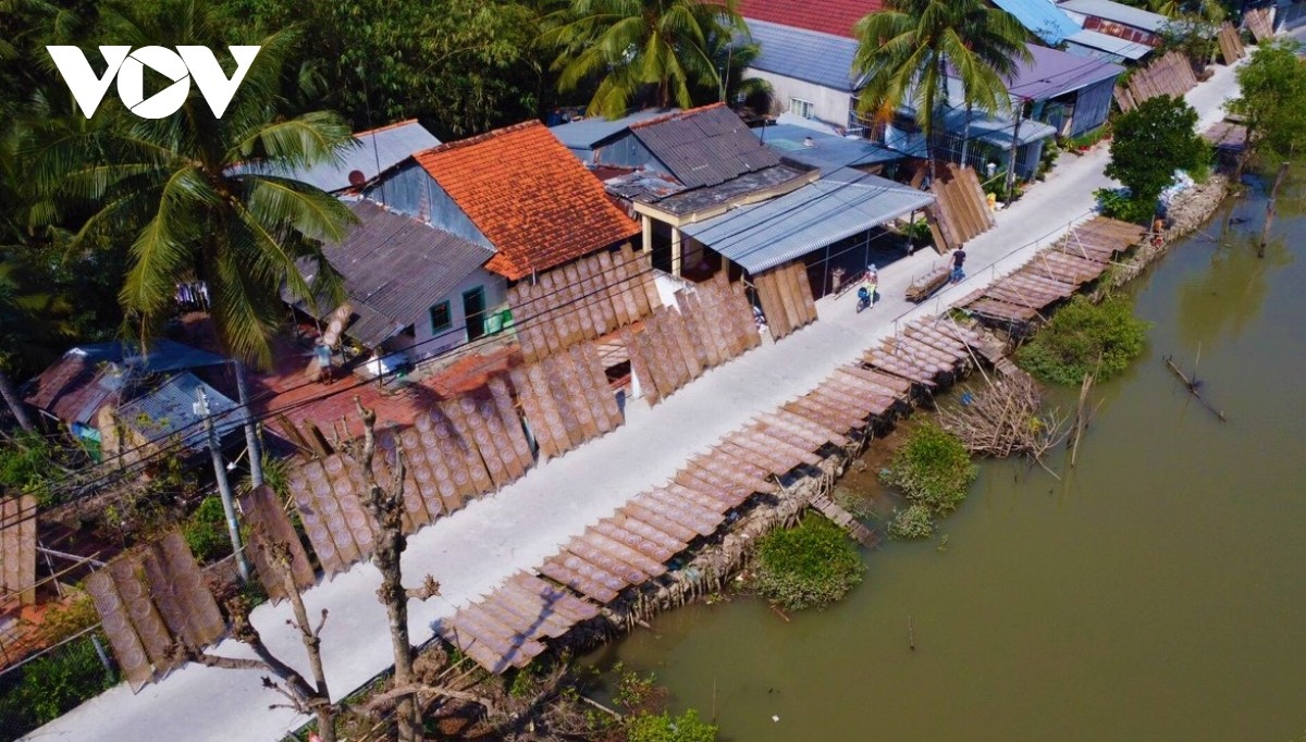 Làng nghề bánh tráng hơn 200 năm trở thành Di sản văn hóa phi vật thể quốc gia