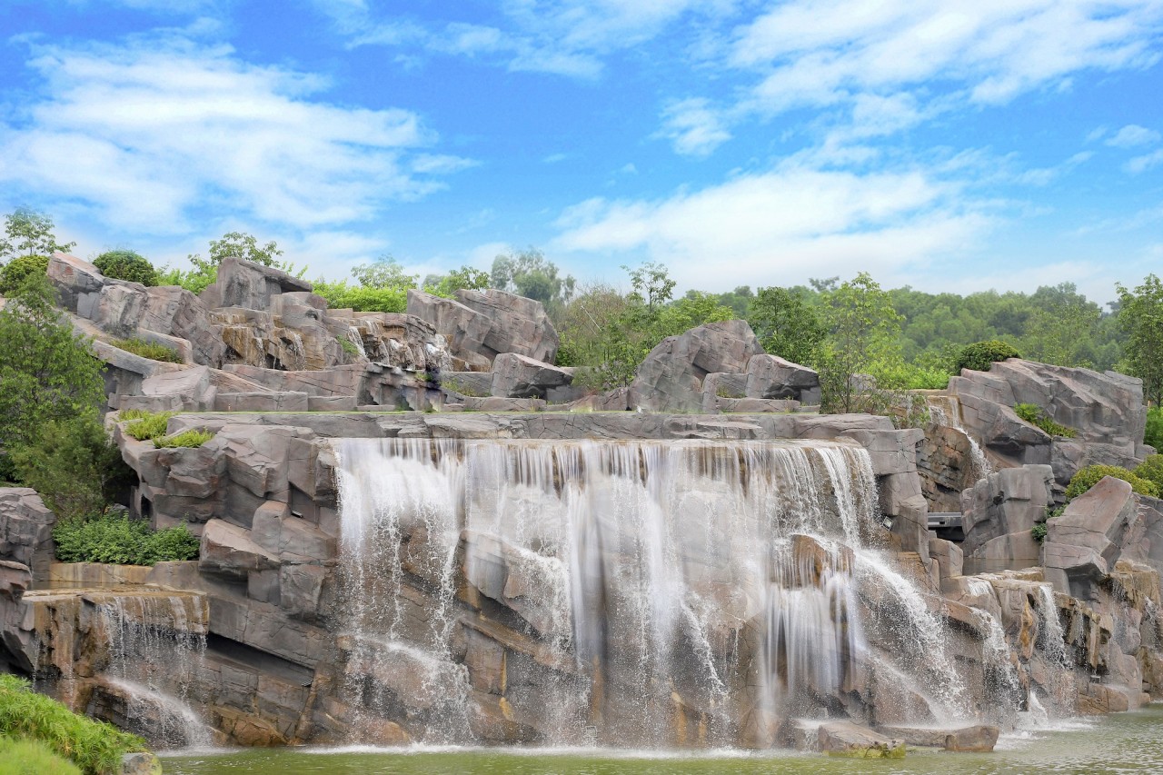 Hố số 19 độc nhất vô nhị của sân Kings Course, thuộc tổ hợp sân gôn Kings Island Golf Resort