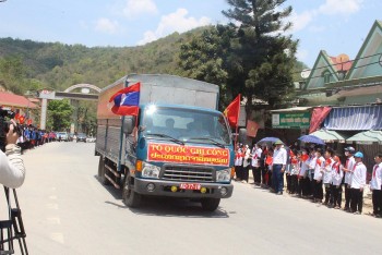 Long trọng Lễ đón 96 hài cốt liệt sỹ Quân tình nguyện và Chuyên gia Việt Nam hy sinh tại Lào