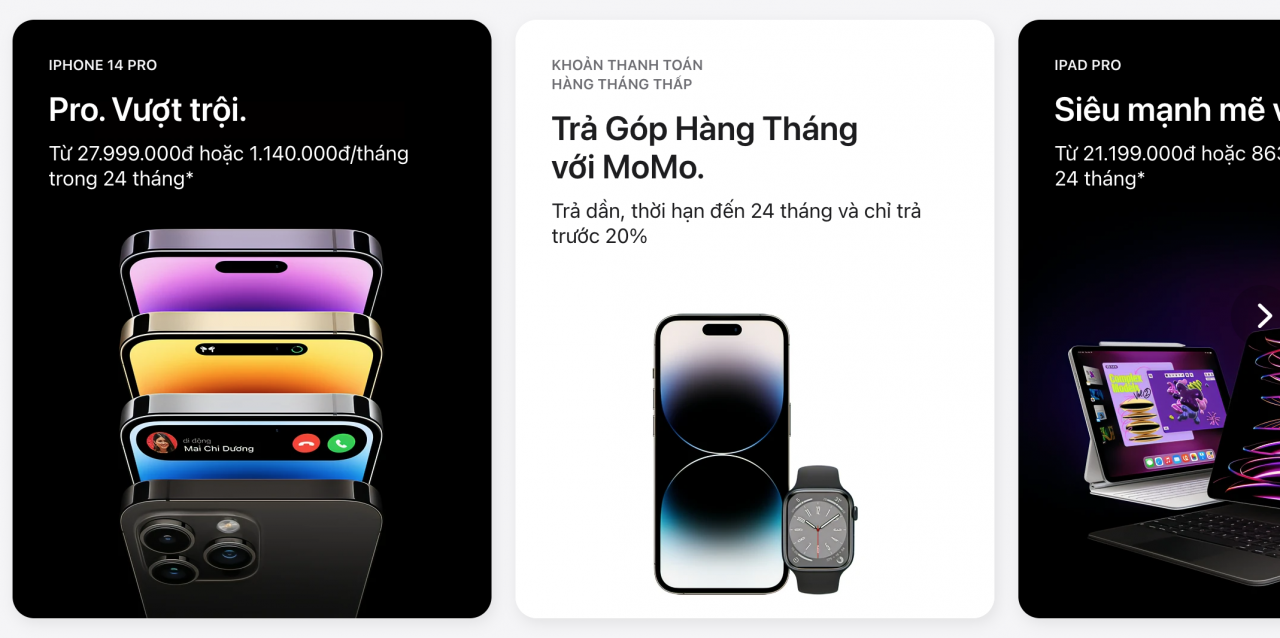 Cửa hàng trực tuyến Apple ở Việt Nam vừa ra mắt sáng nay có gì hot?