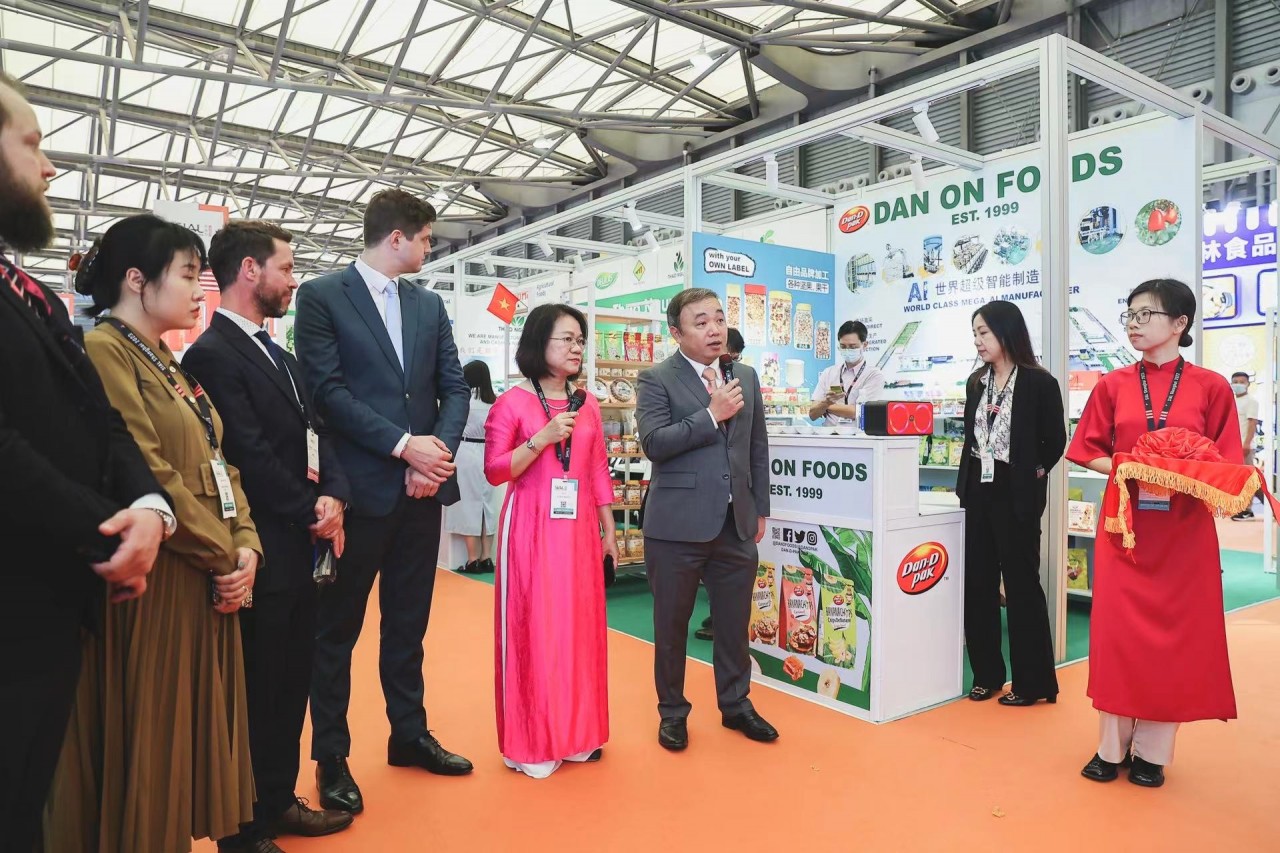 Gian hàng Việt Nam gây ấn tượng tại Hội chợ công nghiệp thực phẩm quốc tế SIAL Shanghai 2023