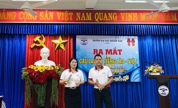 Câu lạc bộ tiếng Lào - Việt trường Đại học Quảng Nam, nhịp cầu thúc đẩy phong trào học tập