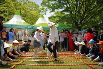 le hoi ngay viet nam tai jeonnam gwangju han quoc