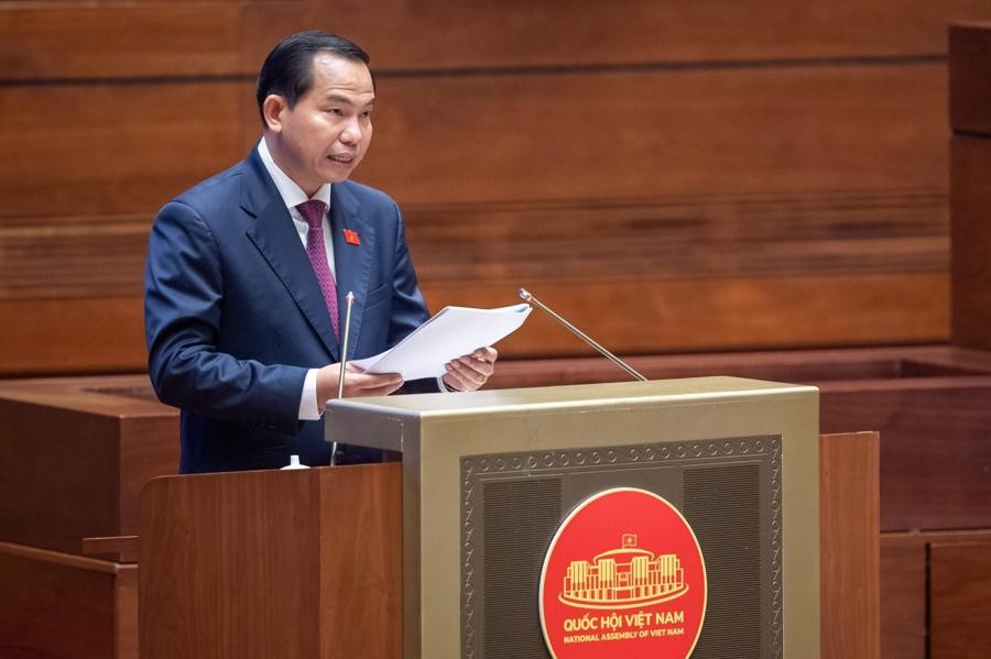 Chủ nhiệm Ủy ban Tài chính - Ngân sách của Quốc hội Lê Quang Mạnh. Ảnh QH