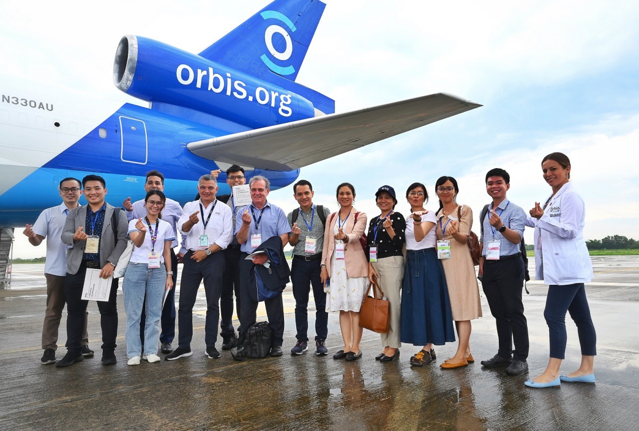 Bệnh viện Bay Orbis có mặt tại Cần Thơ trong chương trình đào tạo cho các y bác sĩ chuyên ngành nhãn khoa tại Việt Nam.