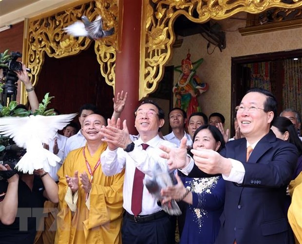 Giáo hội Phật giáo Việt Nam có nhiều đóng góp trong &quot;Hộ quốc, an dân&quot; | Xã hội | Vietnam+ (VietnamPlus)
