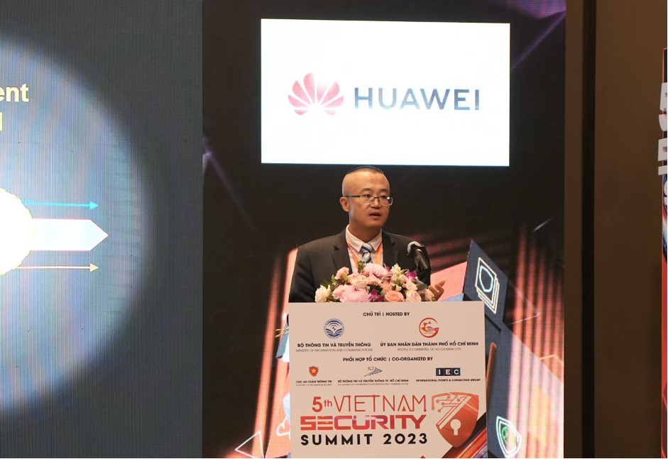 Ông Li Hai - Giám đốc An ninh Bảo mật, Ban Quan hệ Chính phủ và Truyền thông của Huawei Châu Á - Thái Bình Dương.