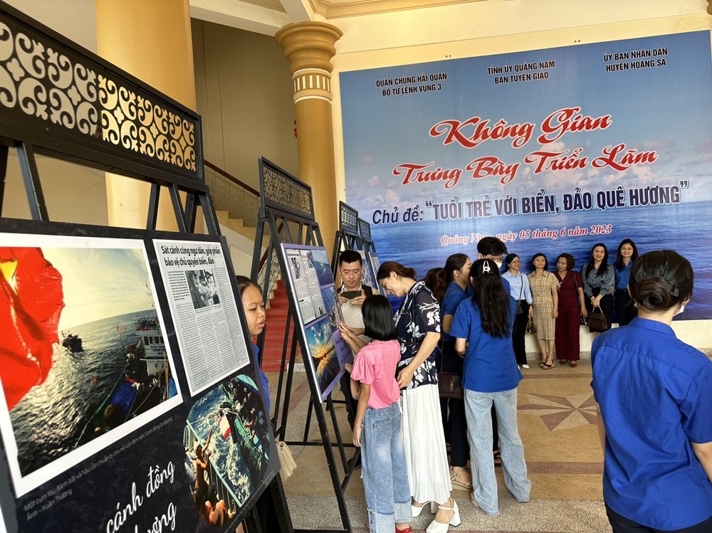 Quảng Nam: Giới thiệu không gian trưng bày triển lãm "Tuổi trẻ với biển đảo quê hương"