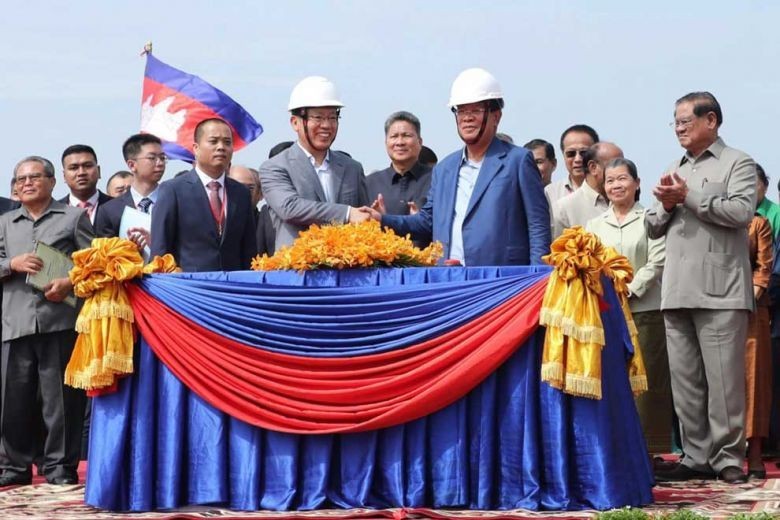 Lễ khởi công đường cao tốc Phnom Penh - Bavet. Ảnh: The Phnom Penh Post