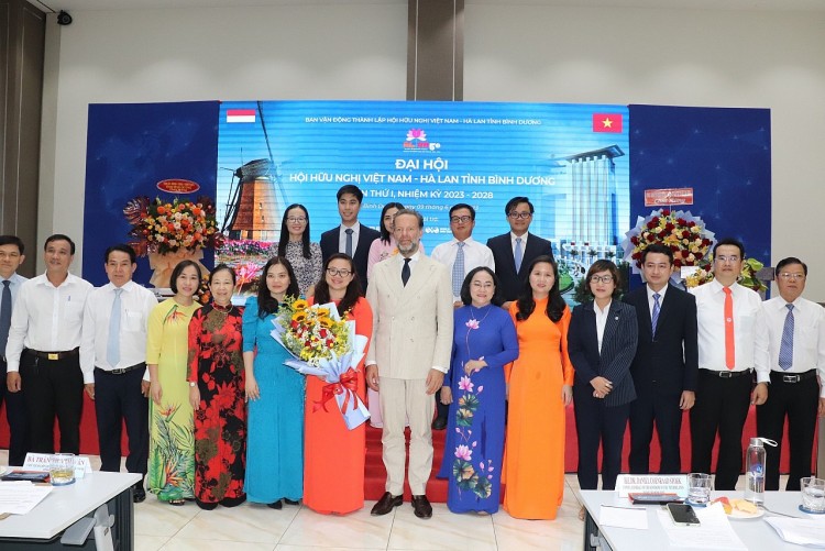 Các đại biểu tham dự Đại hội Hội Hữu nghị Việt Nam-Hà Lan tỉnh Bình Dương lần thứ I, nhiệm kỳ 2023-2028​.