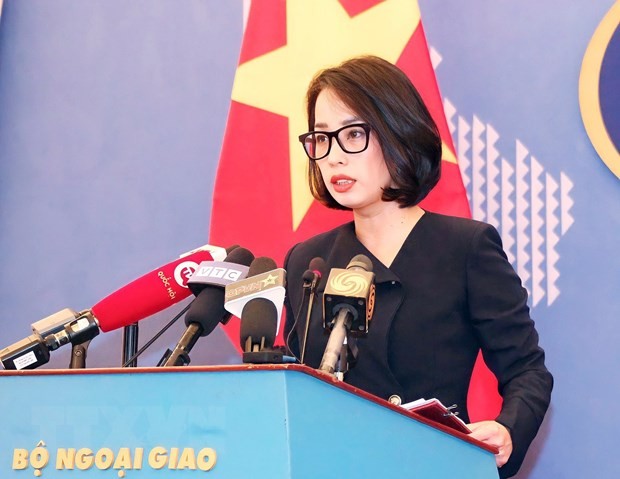Người Phát ngôn Bộ Ngoại giao Việt Nam Phạm Thu Hằng. (Ảnh: VGP)