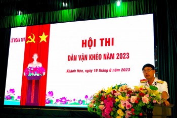lu doan 101 to chuc hoi thi dan van kheo nam 2023