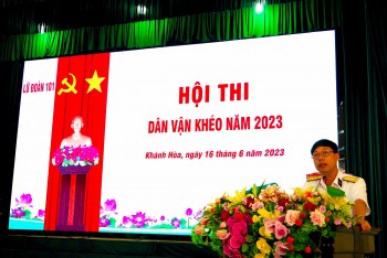 Lữ đoàn 101 tổ chức Hội thi “Dân vận khéo” năm 2023