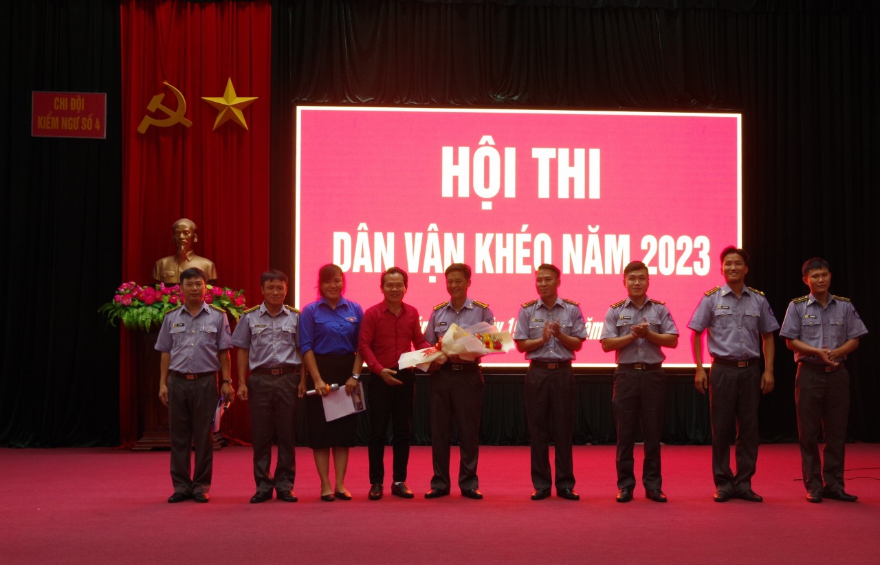Chi đội Kiểm ngư số 4 tổ chức hội thi “Dân vận khéo” năm 2023