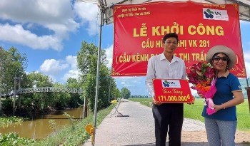 Thêm một cây cầu Việt kiều được khởi công xây dựng tại An Giang