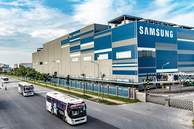 Nhà máy Samsung Electonics Việt Nam tại Bắc Ninh thành lập năm 2008 (Ảnh: Báo Điện tử Chính phủ).