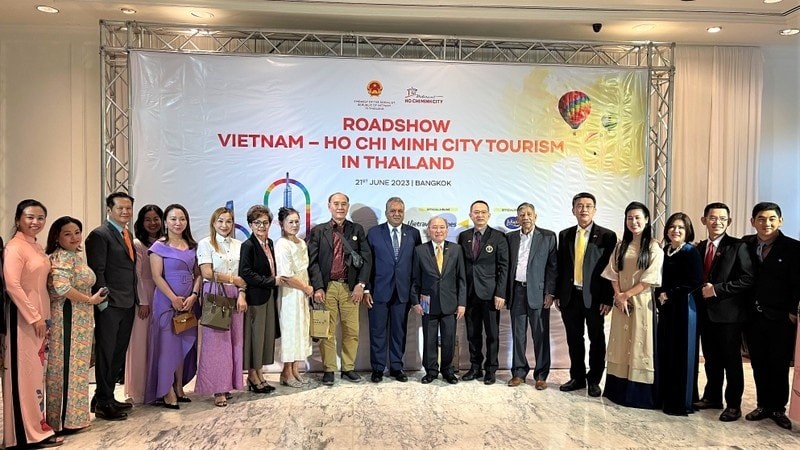 Các đại biểu tham dự chương trình quảng bá du lịch Việt Nam - Thành phố Hồ Chí Minh tại Thái Lan (Ảnh: Đại sứ quán Việt Nam tại Thái Lan).