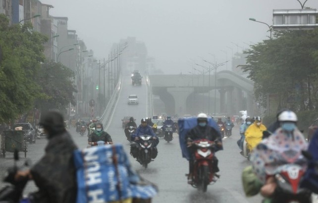 Cuối tuần miền Bắc mưa to liên tiếp, nguy cơ ngập úng