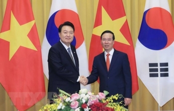 Việt Nam-Hàn Quốc trao đổi 17 văn kiện hợp tác trên các lĩnh vực