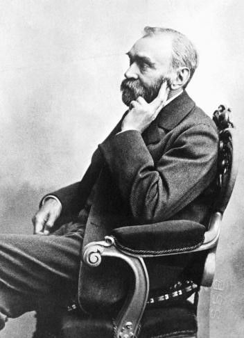 Chân dung nhà phát minh Alfred Nobel. (Ảnh: Getty Images)