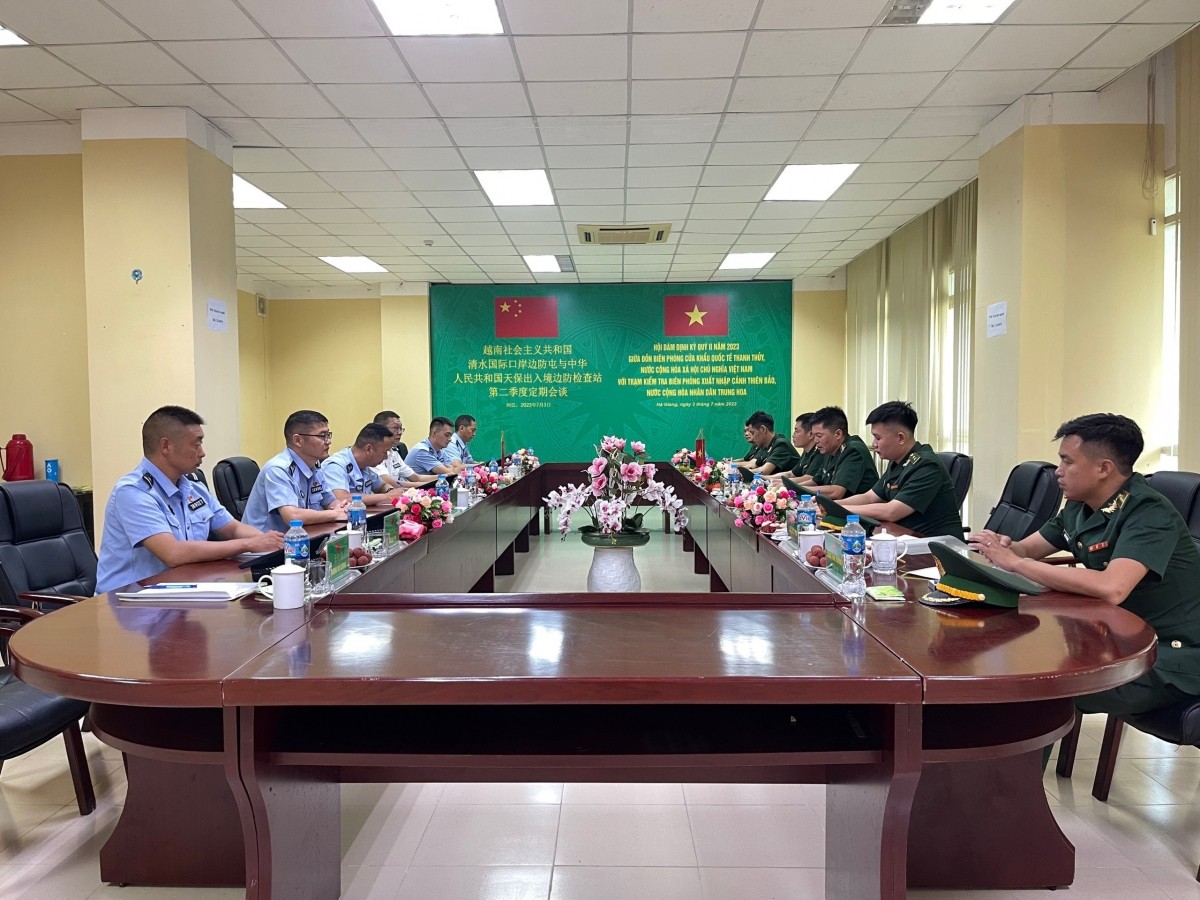 BĐBP tỉnh Hà Giang và BĐBP tỉnh Vân Nam, Trung Quốc hợp tác bảo vệ biên giới