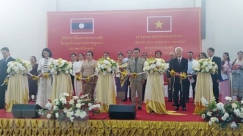 Đà Nẵng viện trợ xây dựng nhà đa năng Trường Hữu nghị Lào - Việt Nam tỉnh Savannakhet