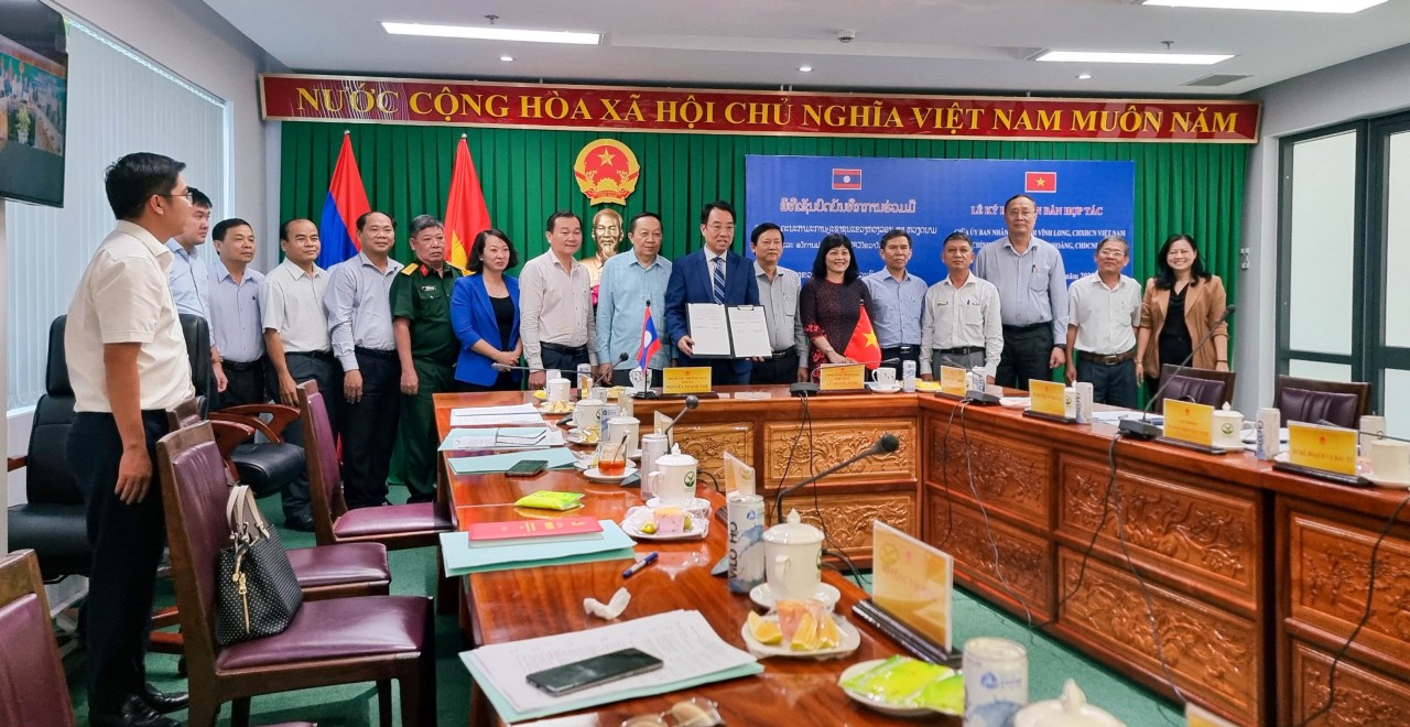 Vĩnh Long tăng cường hợp tác với tỉnh Xiengkhuang (Lào) trong 6 lĩnh vực