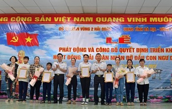 Quảng Ngãi phối hợp, hỗ trợ Lữ đoàn 680 triển khai hoạt động “Hải quân nhận đỡ đầu con ngư dân”