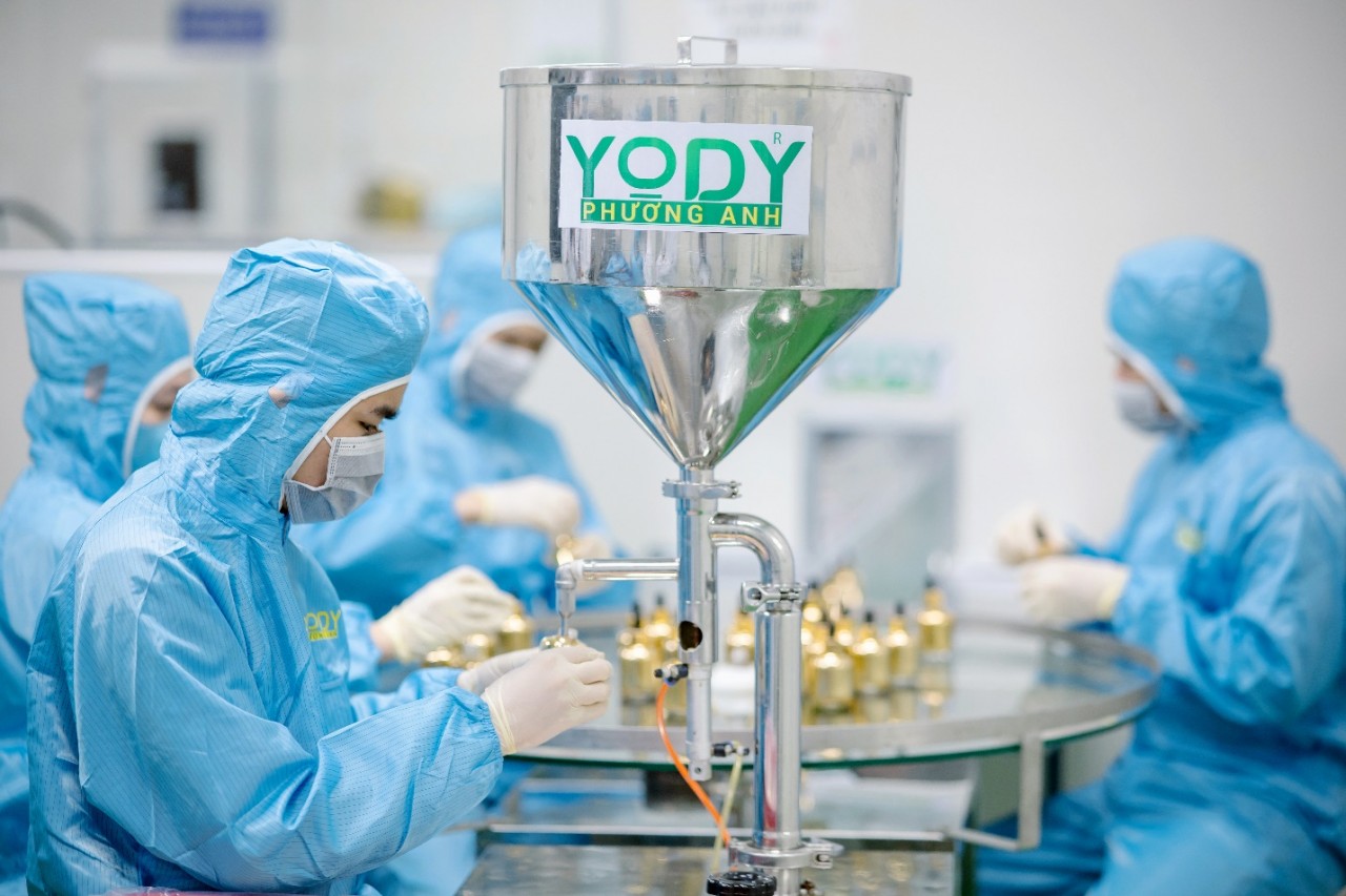 Yody Phương Anh - Thương hiệu mỹ phẩm công khai quy trình sản xuất đạt chuẩn