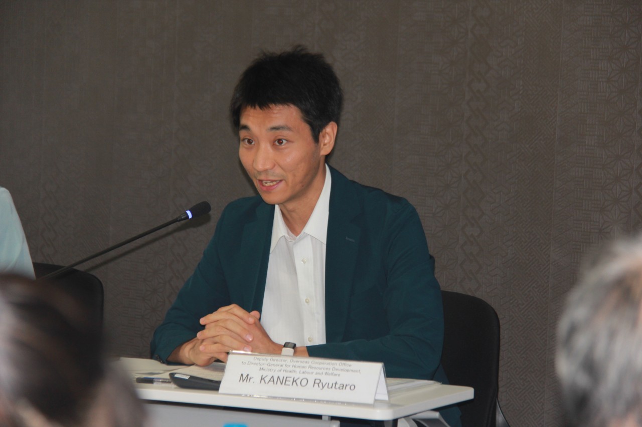 ông Kaneko Ryutaro, Phó Giám đốc Văn phòng hợp tác nước ngoài, Bộ Y tế, Lao động và Phúc lợi Nhật Bản 